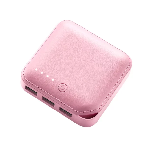 10000Mah Charger Powerbank Led Digital 3 Usb Power Bank (pink)